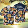 MLB New York Yankees Hawaiian Shirt Custom Sunset Tropics