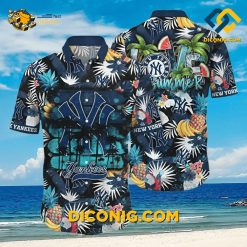MLB New York Yankees Hawaiian Shirt Custom Tropical Summer