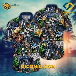 MLB New York Yankees Hawaiian Shirt Custom Tropical Totem