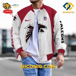 NFL Atlanta Falcons Bomber Jacket Custom Baseball Varsity