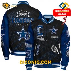 NFL Dallas Cowboys Baseball Jacket Custom
