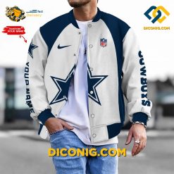 NFL Dallas Cowboys Bomber Jacket Custom Baseball Varsity