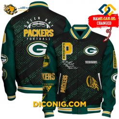 NFL Green Bay Packers Baseball Jacket Custom