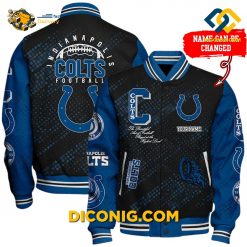 NFL Indianapolis Colts Baseball Jacket Custom