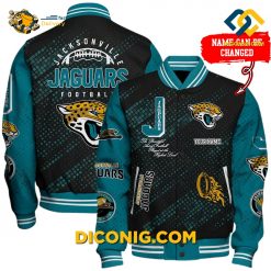 NFL Jacksonville Jaguars Baseball Jacket Custom