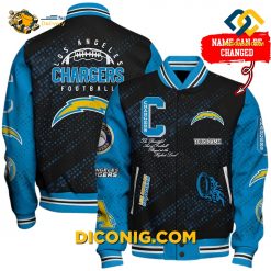 NFL Los Angeles Chargers Baseball Jacket Custom