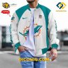 NFL Miami Dolphins Bomber Jacket Custom Baseball Varsity