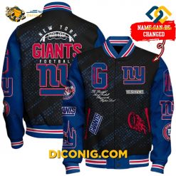 NFL New York Giants Baseball Jacket Custom