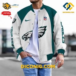 NFL Philadelphia Eagles Bomber Jacket Custom Baseball Varsity