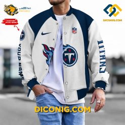 NFL Tennessee Titans Bomber Jacket Custom Baseball Varsity