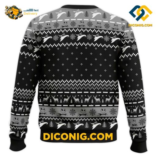 Nightmare Before Xmas Jack Sally Ugly Christmas Sweater