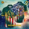 MLB Oakland Athletics Hawaiian Shirt Custom 4th of July
