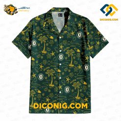 MLB Oakland Athletics Hawaiian Shirt Custom Aloha Paradise