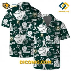MLB Oakland Athletics Hawaiian Shirt Custom Baseball Fever