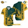 MLB Oakland Athletics Hawaiian Shirt Custom Bold Stripes