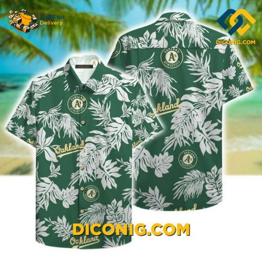 MLB Oakland Athletics Hawaiian Shirt Custom Tropical Paradise