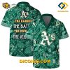 MLB Oakland Athletics Hawaiian Shirt Custom Tropical Victory