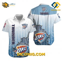 NBA Oklahoma City Thunder Hawaiian Shirt Custom Ripped Design