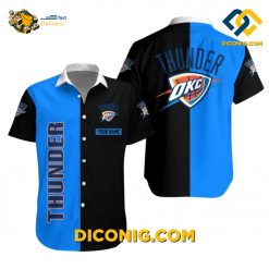 NBA Oklahoma City Thunder Hawaiian Shirt Custom Split Design