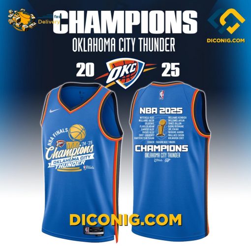Oklahoma City Thunder NBA Champion Basketball Jersey