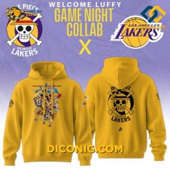 One Piece Are Joining The Lakers NBA Hoodie