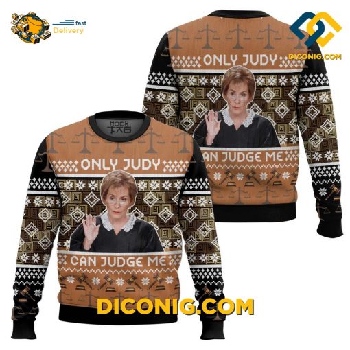 Only Judy Can Judge Me Christmas Ugly Sweater