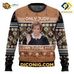 only judy can judge me christmas ugly sweater