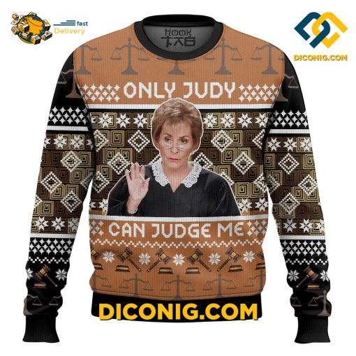 Only Judy Can Judge Me Christmas Ugly Sweater