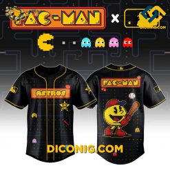 MLB Pac Man Houston Astros Pixel Edition Baseball Jersey