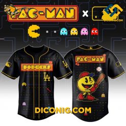 Pac Man Dodgers Pixel Edition Baseball Jersey