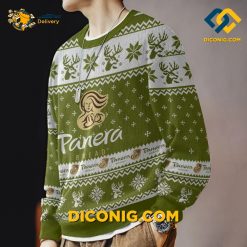 panera bread ugly christmas sweater