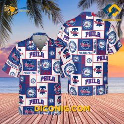 NBA Philadelphia 76ers Hawaiian Shirt Custom All-Star Heritage