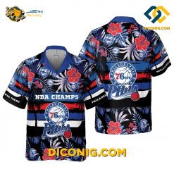 NBA Philadelphia 76ers Hawaiian Shirt Custom Champs