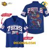 NBA Philadelphia 76ers Hawaiian Shirt Custom Court Legends