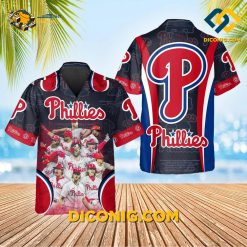 MLB Philadelphia Phillies Hawaiian Shirt Custom All-Star Player