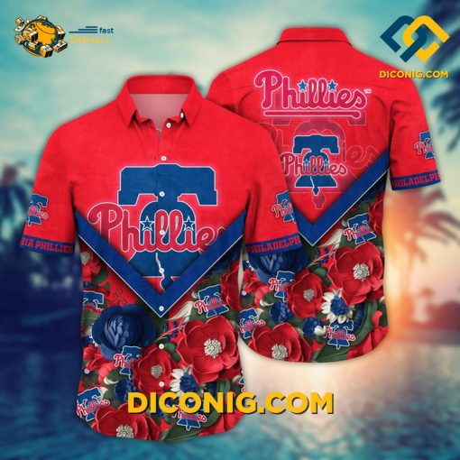 MLB Philadelphia Phillies Hawaiian Shirt Custom Garden Glory