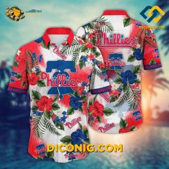 MLB Philadelphia Phillies Hawaiian Shirt Custom Hibiscus Dream