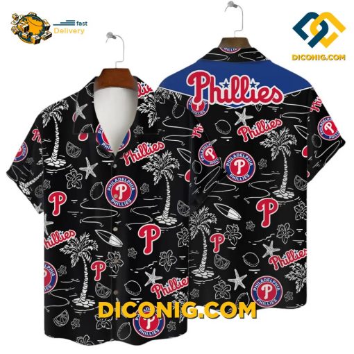 MLB Philadelphia Phillies Hawaiian Shirt Custom Island Nights