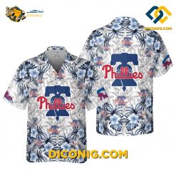 MLB Philadelphia Phillies Hawaiian Shirt Custom Liberty Bell Floral
