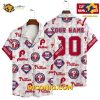 MLB Philadelphia Phillies Hawaiian Shirt Custom Logo