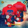 MLB Philadelphia Phillies Hawaiian Shirt Custom Patriotic Floral