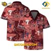 MLB Philadelphia Phillies Hawaiian Shirt Custom Retro Patch