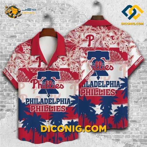 MLB Philadelphia Phillies Hawaiian Shirt Custom Tropical Paradise