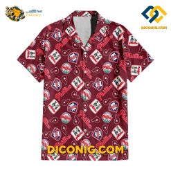 philadelphia phillies hawaiian shirt vintage patch