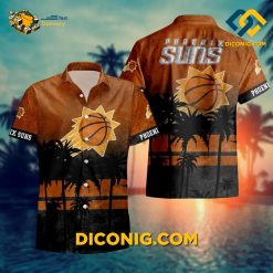 NBA Phoenix Suns Hawaiian Shirt Custom Desert Sunset