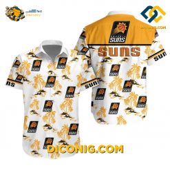 NBA Phoenix Suns Hawaiian Shirt Custom Golden Island