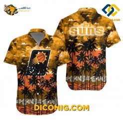 NBA Phoenix Suns Hawaiian Shirt Custom Sunset Palms