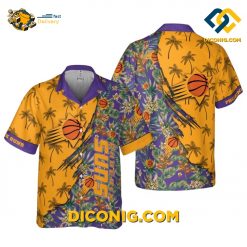 NBA Phoenix Suns Hawaiian Shirt Custom Tropical Blaze