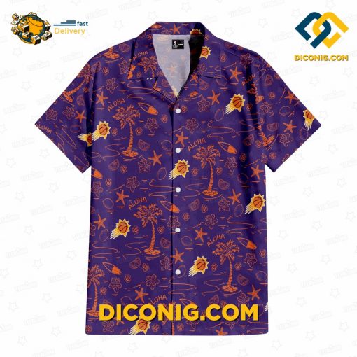 NBA Phoenix Suns Hawaiian Shirt Custom Tropical Breeze