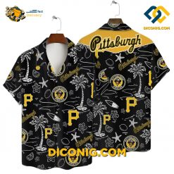 pittsburgh pirates hawaiian shirt beach paradise